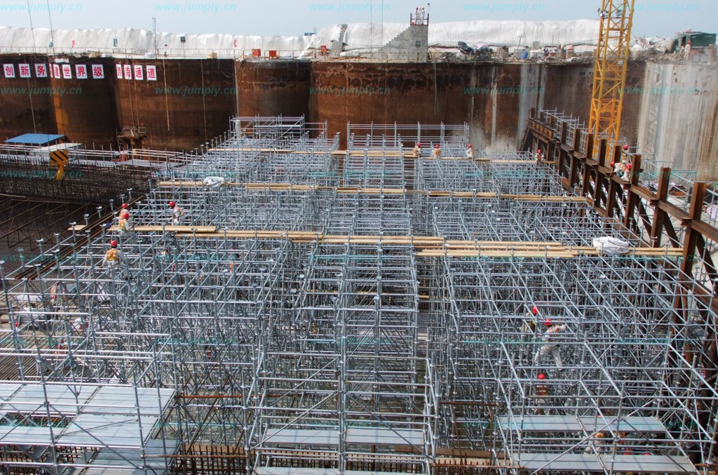 盤扣腳手架為什么在建筑之中如此盛行？